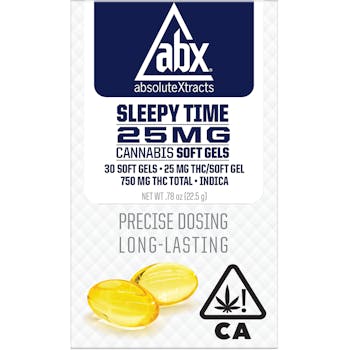 ABX Refresh Sleepy Time Soft Gels 25mg 10 capsules